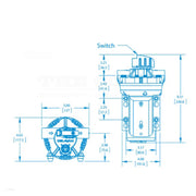 Image of Delavan 5950-201C dimensions