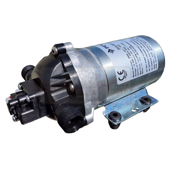Mechanical pump with visible branding on a white background