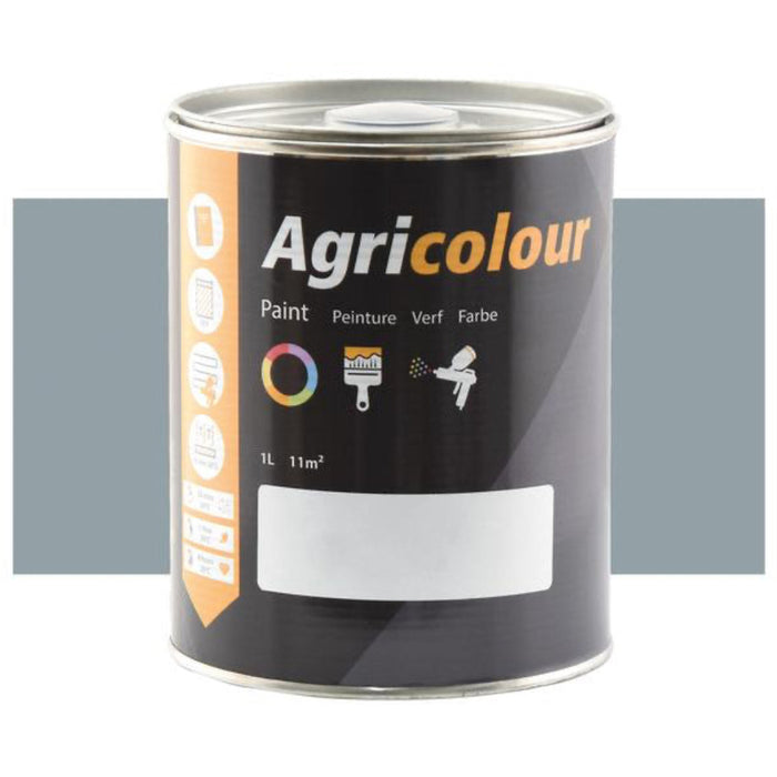 A can of Agricolour paint on a white background