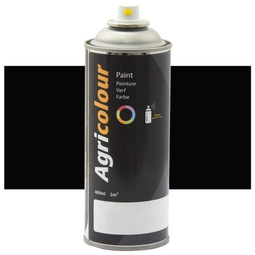 Agricultural spray paint can with Agricolour branding on a white background