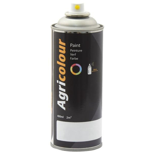 Agricolour spray paint can on a white background
