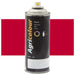 Agricolour spray paint can with a red background