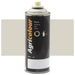 Agricolour spray paint can with a sample spray on a white background