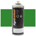 Agricolour spray paint can with a green color swatch on a white background