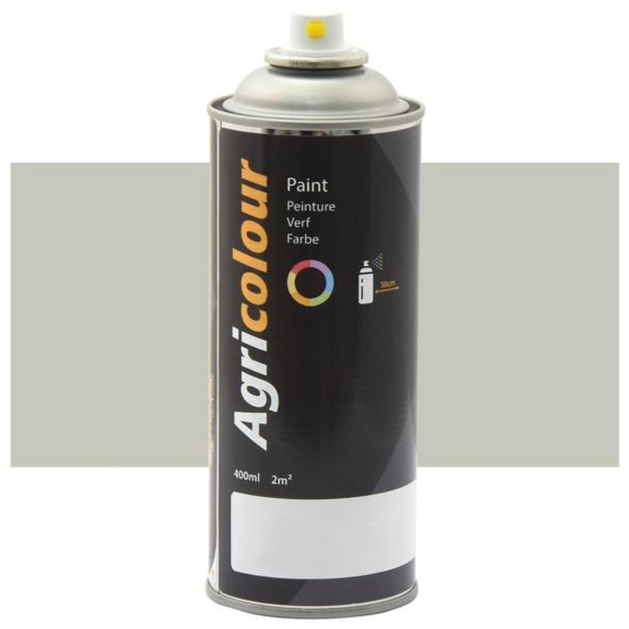 Massey Ferguson Light Grey Metallic Spray Paint – Agricolour 400ml Aerosol | Suitable for MF 100 Series