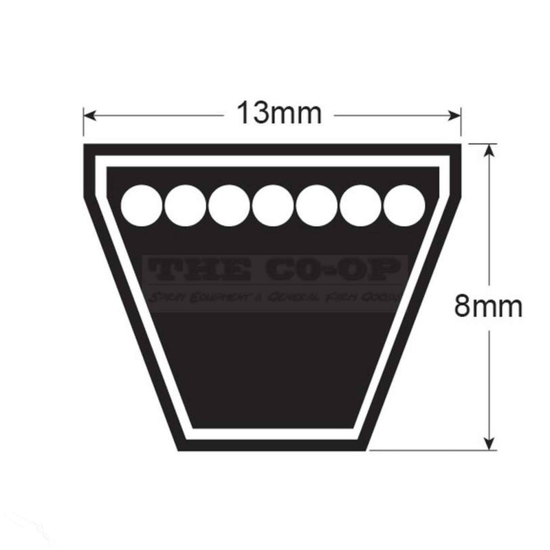 V Belt - A Section - Belt No. A59