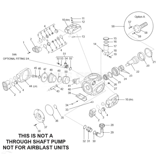 Silvan APS41 Pump  Spare Parts diagram