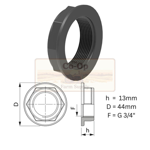 Silvan Replacement Part Nut Lock 3/4In (G8042201)