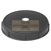 Black lid with Co-Op Farm Supply logo on a white background