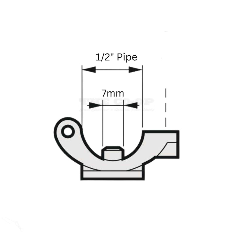 Silvan Replacement Part *Nozzle 3 Way 1/2In Nd F7 Bayonet (4064237) mount dimensions