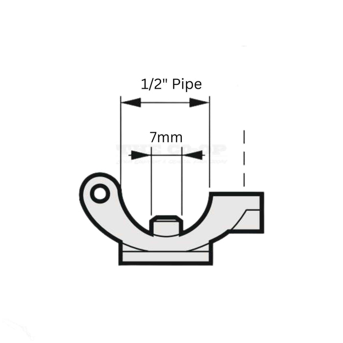 Silvan Replacement Part *Nozzle 3 Way 1/2In Nd F7 Bayonet (4064237) mount dimensions