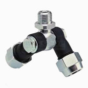 Braglia Swivel Nozzle Double 1/4 Inch BSPM Includes Caps 264.612.171