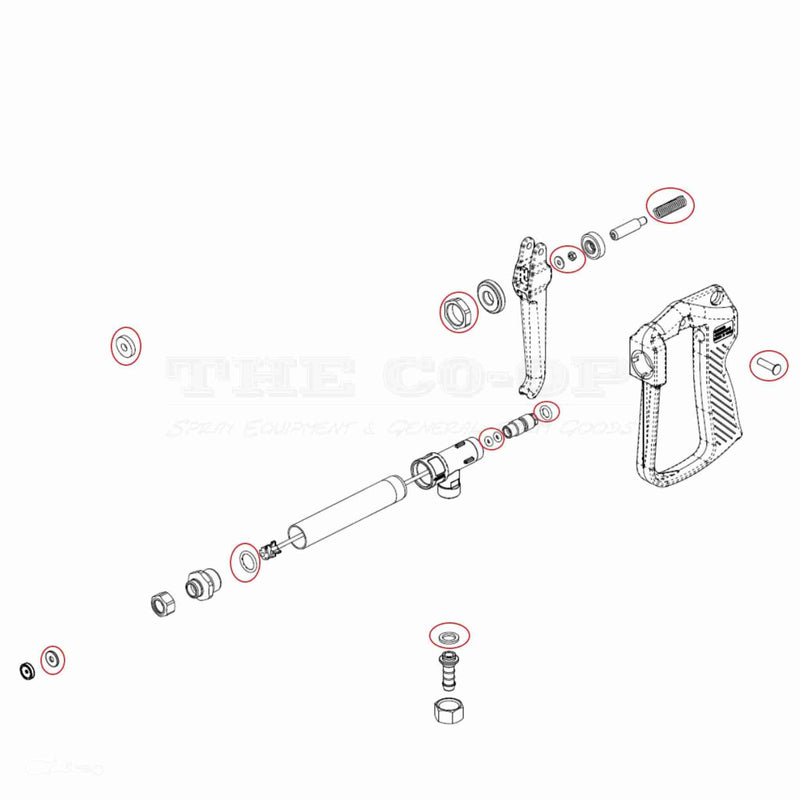 Spare Parts Kit for Braglia Spot 300 35.901.16 - AKA Silvan 410-11-1 Triam44 410-45BR
