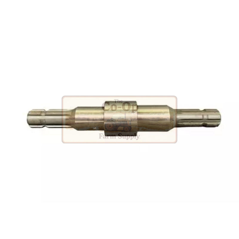 A metal Cranksgaft for Comet/Silvan  shown horizontally against a plain white background with a faint 'Farm Supply' watermark.
