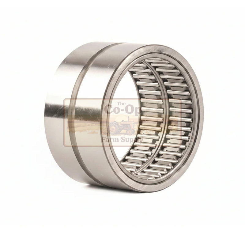 A metallic roller bearing component shown at an angle on a white background, with a semi-transparent 'The Co-Op Farm Supply' watermark overlay.