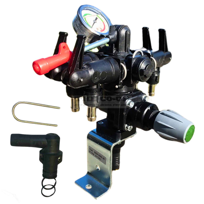 Genuine Silvan BP Series 4 outlet Pressure Regulating Valve and Remote Mount Kit  C1204-332.
