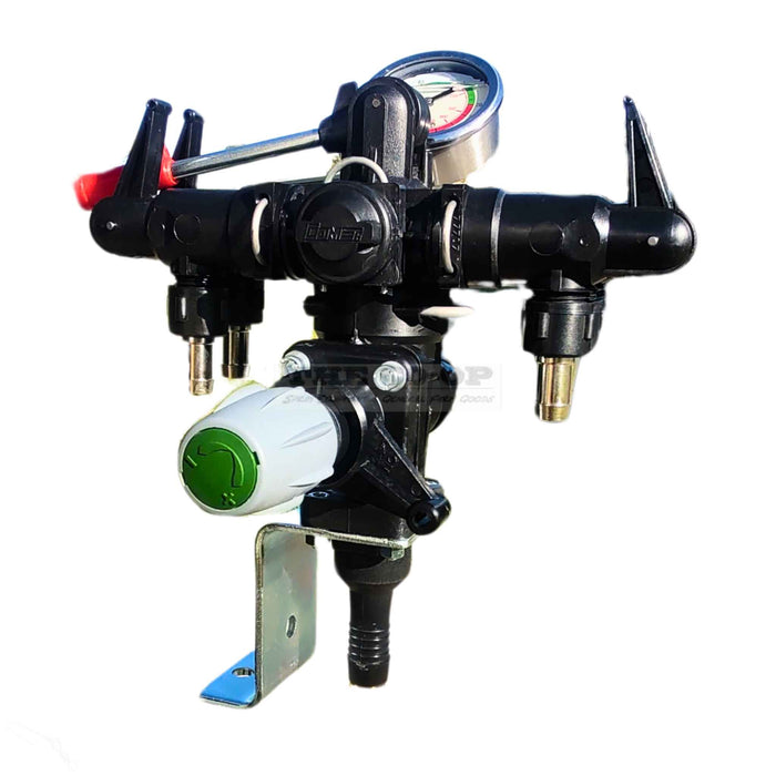 Genuine Silvan BP Series 4 outlet Pressure Regulating Valve and Remote Mount Bracket C1204-332
