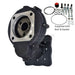 Mechanical component with bolt and gasket kit on a white background