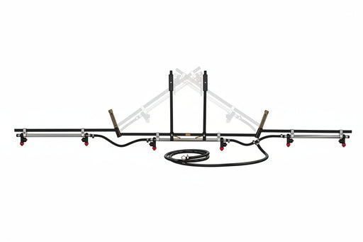 Metal folding spray boom 