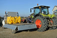 Refueling a tractor with Emiliana Sorbatoi fuel cell on back of vehicle