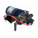 Mechanical pump with wiring on a white background