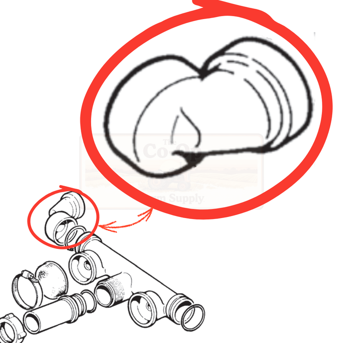 P48 pump suction manifold elbow