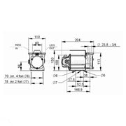 F0022325A Piusi Pump Dimensions