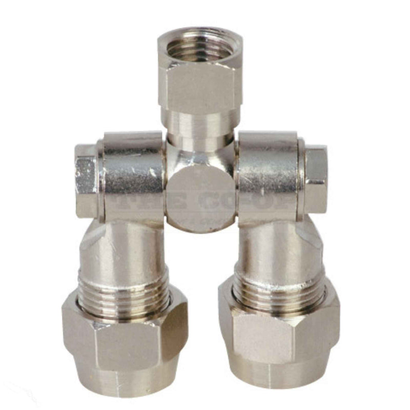 Replacement Part Female thread Swivel Double nozzle holder with Caps -Geo-(G.8247007)