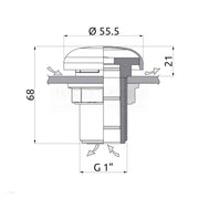 Breather valve dimensions