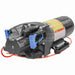 Mechanical pump with wiring on a white background