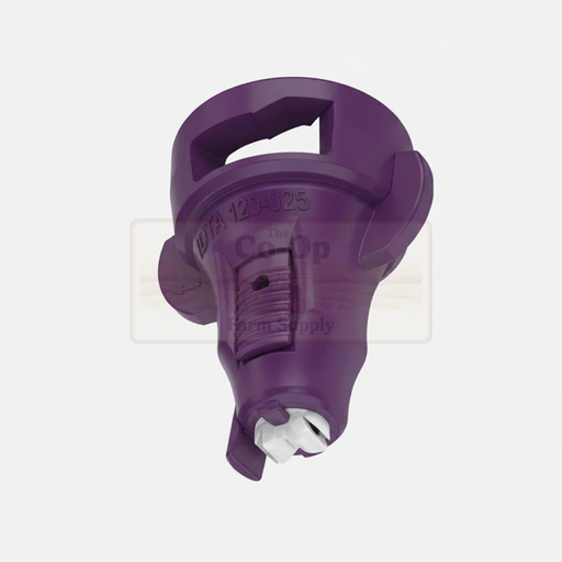 Lechler IDTA Violet nozzle on white back ground