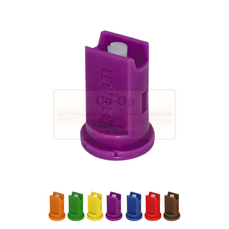 Lechler IDK 120 air induction ceramic Nozzles on white back ground
