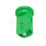 Lechler IDK green nozzle on white back gound
