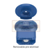 Blue removable pre-atomiser with 'The Co-op Farm Supply' branding on a white background