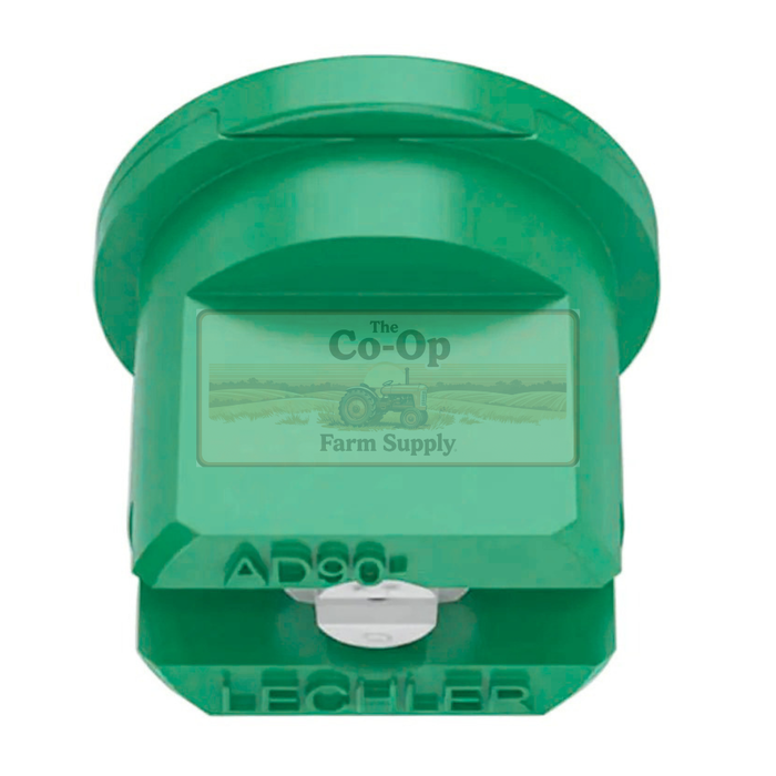 Lecher Green nozzle on white background