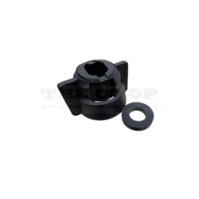 Bayonet Cap/Gasket - Black