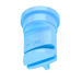 Blue plastic fitting with 'FT 140' text on a white background