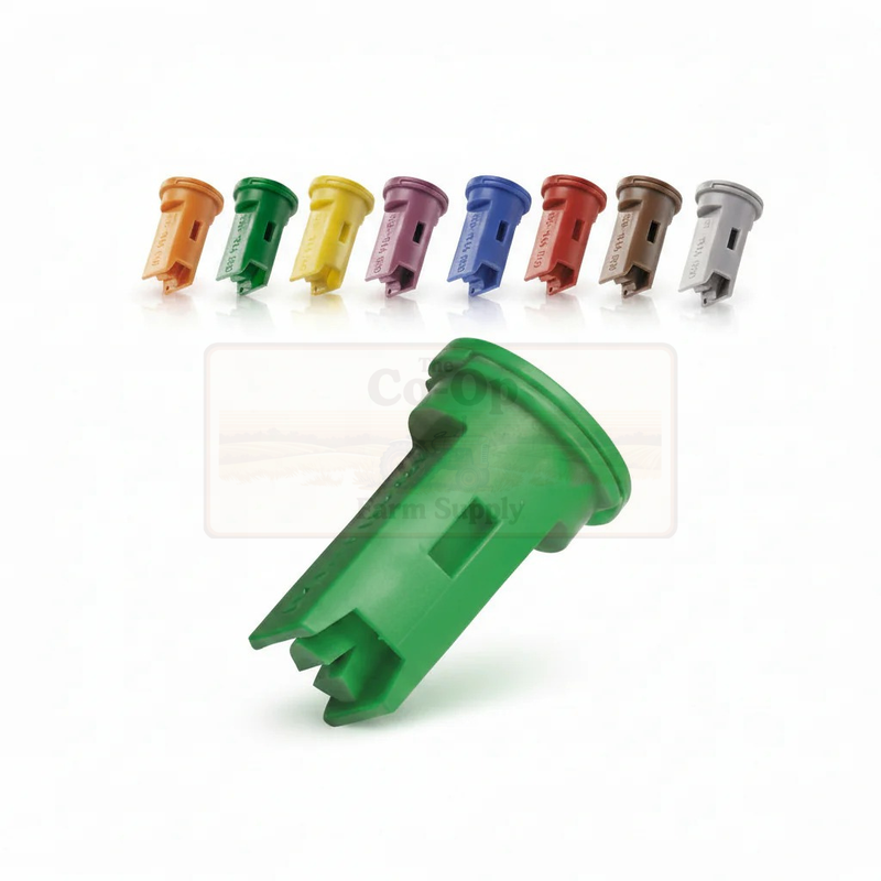 Set of colorful plastic components on a white background