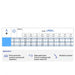 Lechler Blue Flat Fan Boom Spraying nozzles Calibration Chart