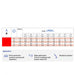Lechler Red Flat Fan Spray nozzle Calibration Chart