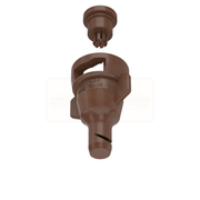 Lechler Brown nozzle on white back ground