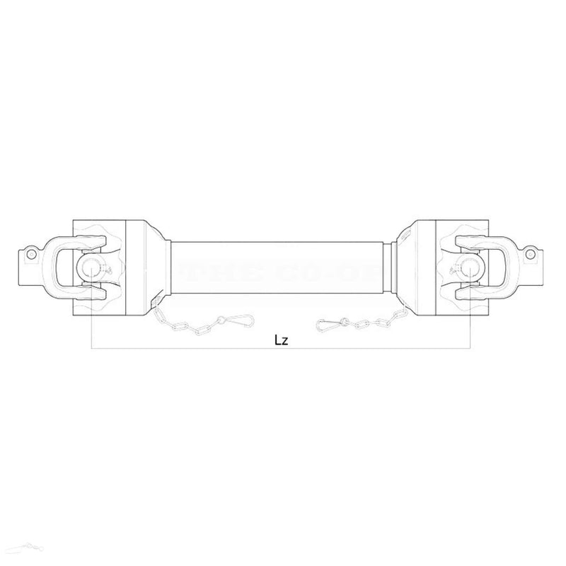 PTO Shaft Schematic