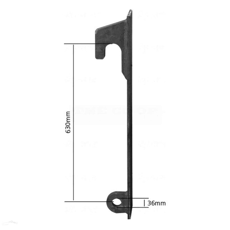  Loader Bracket (Pair), Replacement for: JCB QFit dimension
