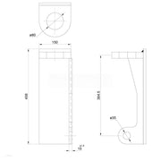Loader Bracket (Pair), Replacement for: Matbro, John Deere. Dimensions