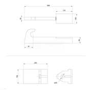 Loader Bracket (Pair), Replacement for: Merlo dimensions