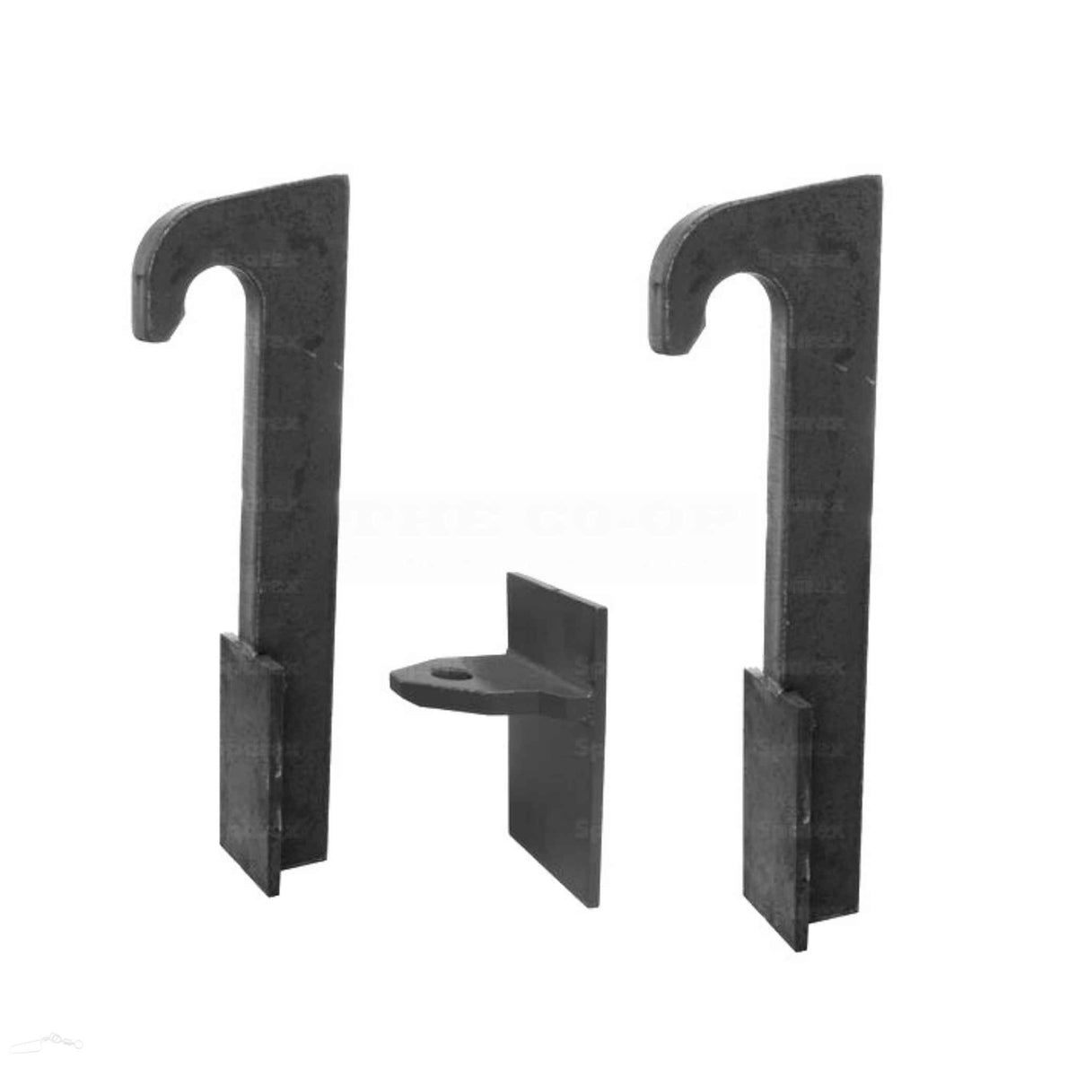 Weld on Replacement Loader Bracket (Pair), Replacement for: Merlo ...