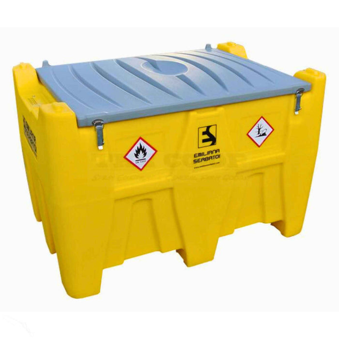 12 volt Diesel CARRYTANK® 440L with cover lid closed