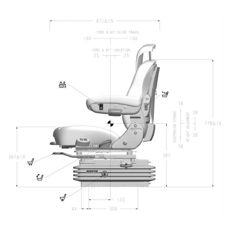Seat dimensions