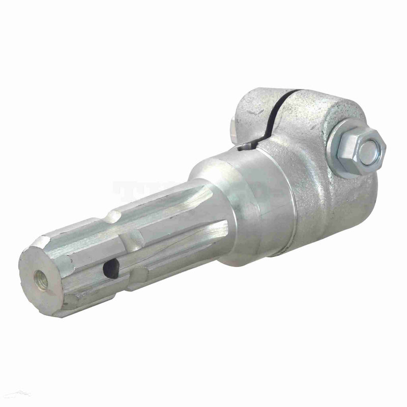 PTO Adaptor - Female spline 1 1/8'' - 6 x Male spline 1 3/8'' - 6 with Clamp Bolt