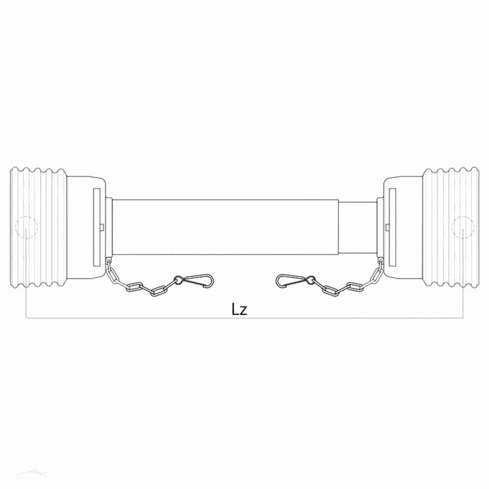 Gardloc Pto Shaft cover schematic